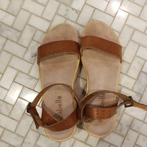 Brown Wedge Sandals